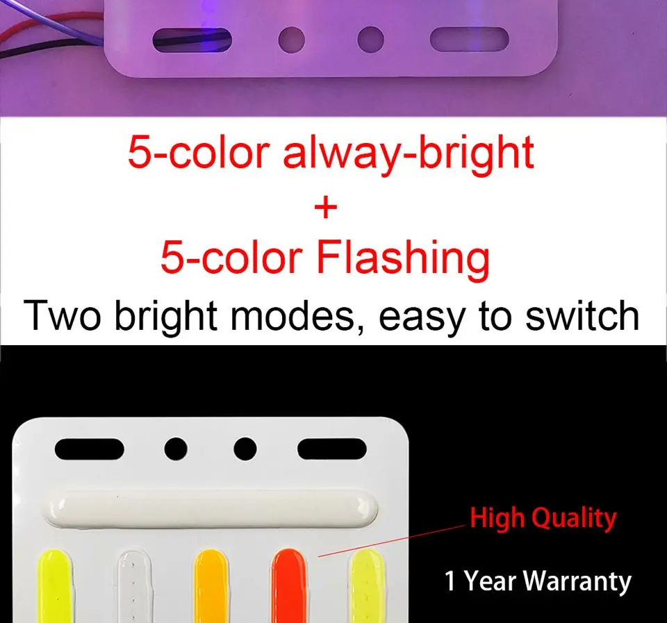 Colorful Flashing Led Light for Truck Signal Lamp 24V LED Bulb Lorry Cars Warning Strobe Lamp 24v COB LED Traffic Lighting (5)
