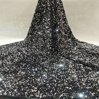 

Wholesale Purple Flower Embroidery French Lace Fabric 2020 High Quality Nigerian Tulle Lace Fabric For Bridal Clothes For Party