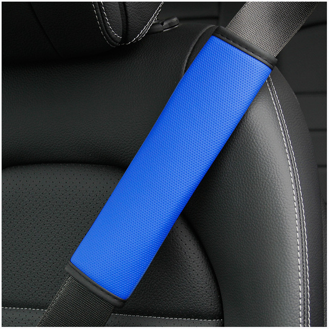Seat Belt Cover PU Leather Breathable Universal Auto Seat Belt Covers Cushion Protector Safety Belts Shoulder Protection