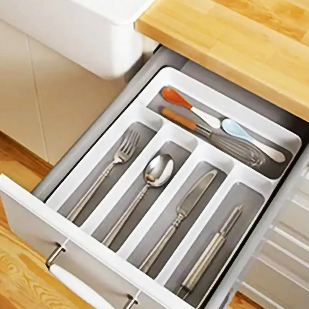 органайзер для ложек и вилок в кухонном столе