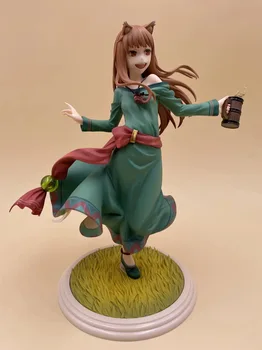 

18cm Japanese anime the wolf and spices Holo PVC action figure anime girl 10th anniversary Holo doll collectible model toys gift