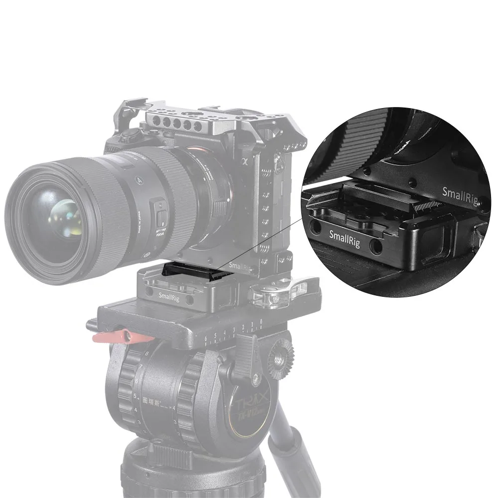 SmallRig DSLR камера Quick Release Plate Manfrotto 501PL-Type qr-пластина для отборных клеток SmallRig eg Z6 Z7 A7III A7RIII Cage 2458