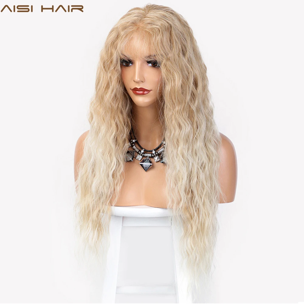 AISI HAIR кружевной передний парик с детскими волосами Синтетические парики для