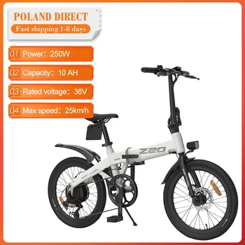 

[EU Direct] HIMO Z20 Folding Electric Bicycle 250W 36V 10AH Foldable E-bike Moped 20inch Tire 25km/h Max Speed Double Disc Brake