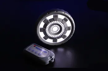 

[Funny] Iron Man MARK MK50 Arc Reactor heart with Remote control RC LED Light Figure Model Toy kids adult gift