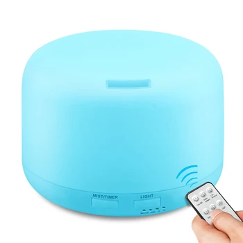 

300ml Remote Control Ultrasonic Air Aroma Humidifier Electric Aromatherapy Essential Oil Aroma Diffuser with 7 Color LED Lights