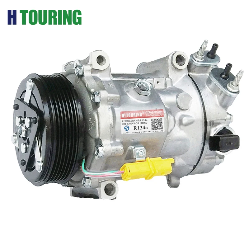 Компрессор кондиционера для PEUGEOT 407 308 5008 CITROEN C5 7C16 1342 1301 1322 1311 1318 9684141780 9671451380 6453ZS