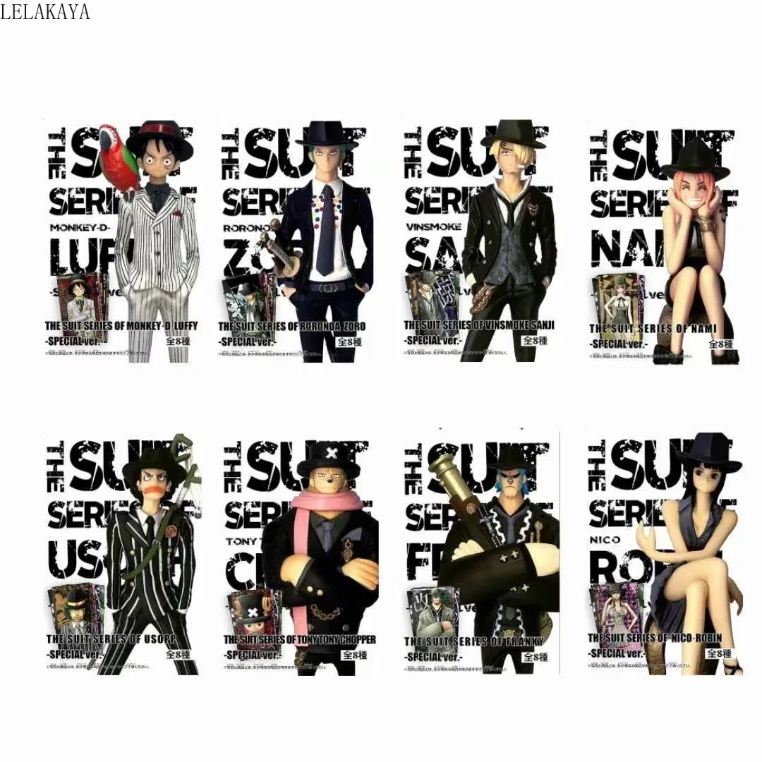 8 шт./компл. Аниме ONE PIECE Luffy Zoro Sanji Franky нами и Робин Chopper Suit Ver. ПВХ экшн фигурка