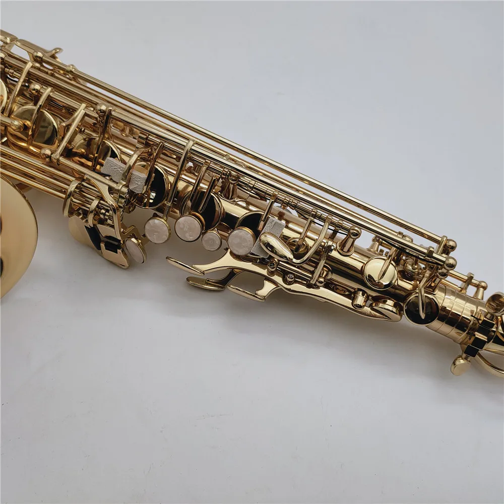 Hac5daa0fc7b9417094fbd148c3a2e507m Jupiter JAS-767GL Alto Eb Tune Saxophone New Arrival Brass Gold Lacquer Music Instrument E-flat Sax With Case Accessories