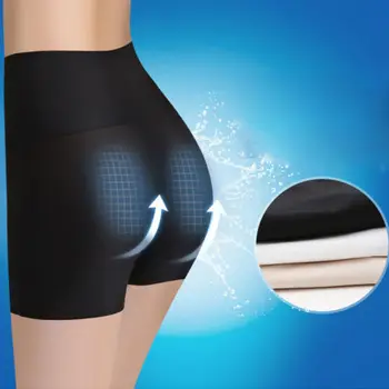 

Women Soft Cotton Seamless Safety High Waist Short Panties Female Summer Unde Skirt Shorts Breathable Tight Safety Shortsr Brief