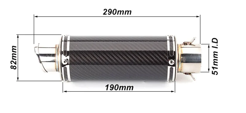 DB killer Akrapovic мотоциклетная выхлопная труба глушитель Moto Escape для Moto Leovince Escape Moto для Z250 GSX250R RC390 MT15 R15