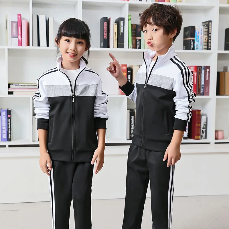 

Spring And Autumn New Style Sports Set BOY'S Primary School STUDENT'S School Uniform Kindergarten Suit Business Attire Printed W