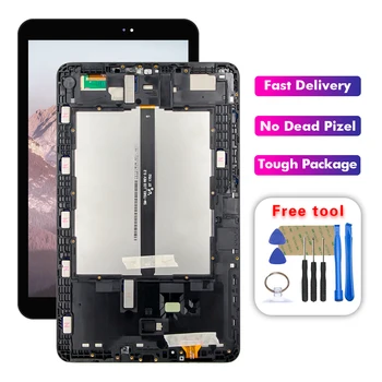 

10.1" For Samsung Galaxy Tab A SM-T580 T580 T585 LCD Display Screen Touch Screen Sensor Panel Digitizer Assembly With Frame