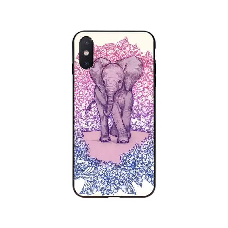 phone pouch for running cute elephant Phone Case for iphone 13 12 11 Pro Max 13 12mini XS MAX X XR SE2 8 7 Plus Case cell phone lanyard pouch