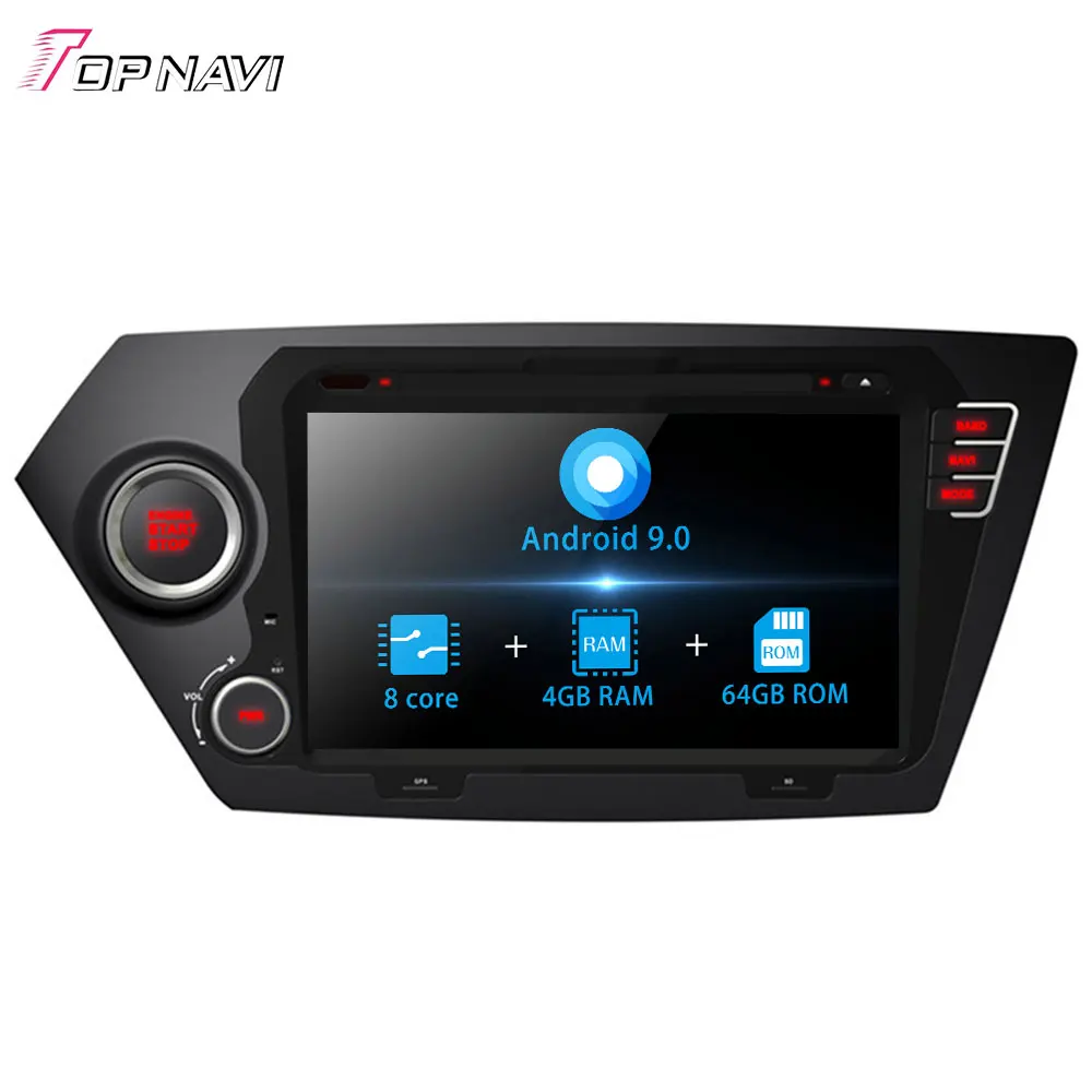" Восьмиядерный Android 9,0 автомобильный Радио gps навигация для KIA K2 2011-/RIO 2012-стерео авто мультимедийная система dvd-плеер 2 Din