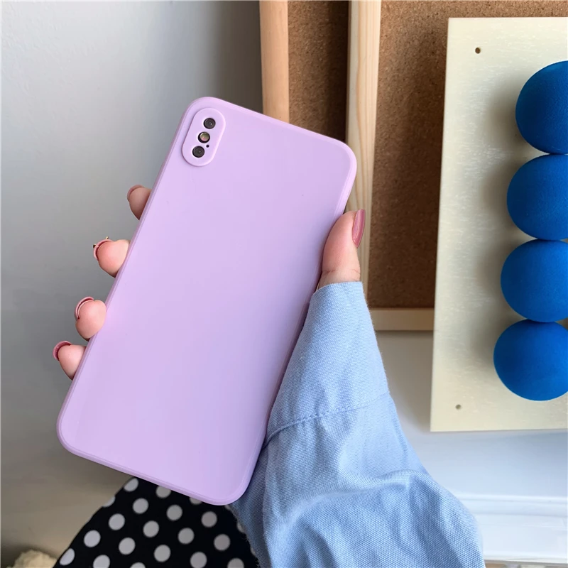 Ban Đầu Silicone Cao Cấp Dành Cho Iphone 12 11 Pro X XS MAX XR SE 2020 7 8 6S 6 plus Ốp Lưng Điện Thoại Trên Iphone 12 Mini 10 Bao pitaka case Cases For iPhone