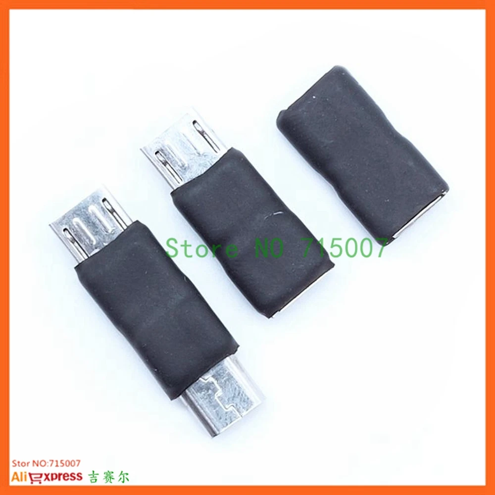 Micro USB мама к Micro USB папа адаптер разъем l-образный Micro USB конвертер «Папа-мама» DIY