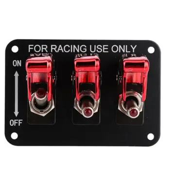 

12V 20A Automotive Toggle Combination Switch Racing Ignition Engine Relays Switches RV Refitting Panel Switch