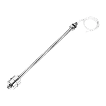 

uxcell 1 Pcs Float Switch Fish Tank Vertical Liquid Water Level Sensor Controller Stainless Steel DC110V 270mm