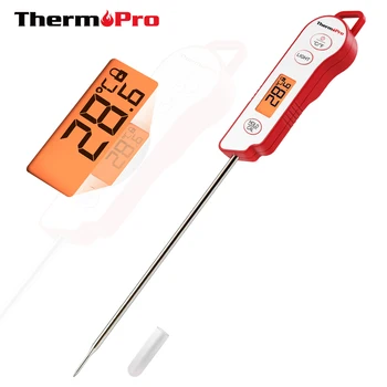 

ThermoPro TP15 Waterproof Digital Meat Thermometer Kitchen Cooking Thermometer For BBQ Water Oven Thermometer Probe with Backlit