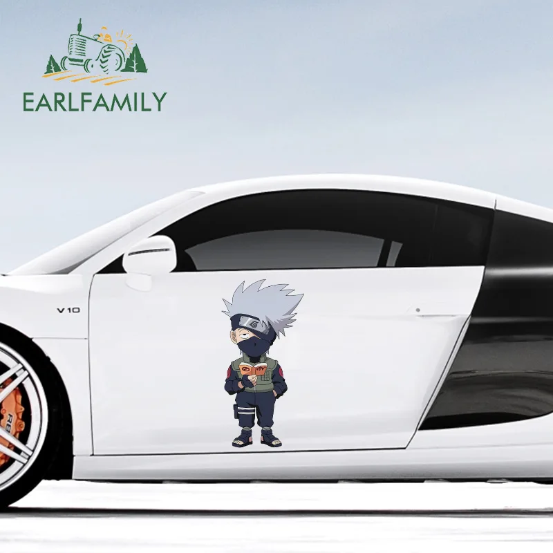 

EARLFAMILY 43cm x 21.8cm For NARUTO Car Stickers Cartoon Fine Decal Sunscreen Waterproof Windows Refrigerator Decoration