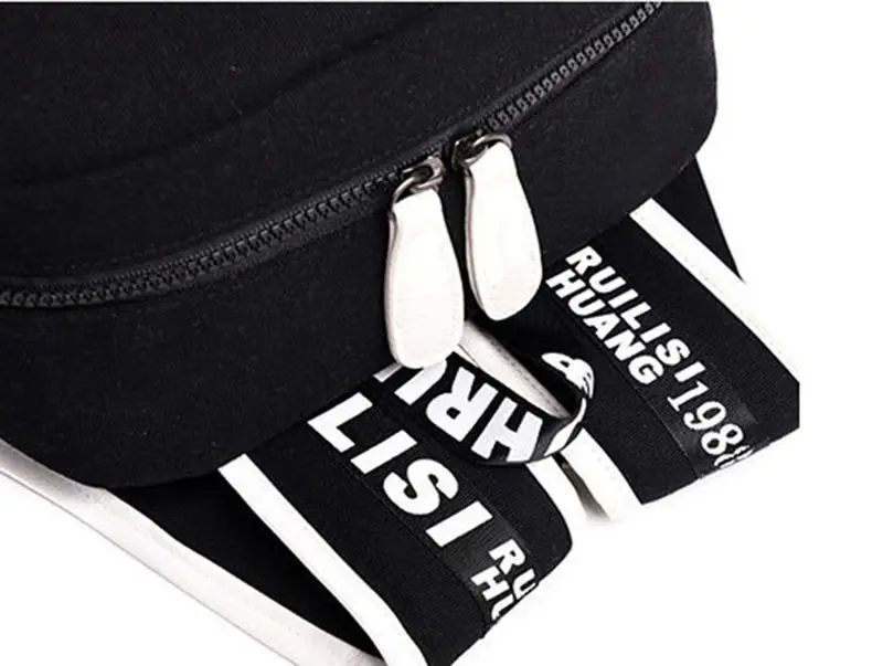 Mochila маленький рюкзак школьный Аниме Sac Dos Femme черные дизайнерские рюкзаки для путешествий Женский ноутбук превосходного качества Bookbag