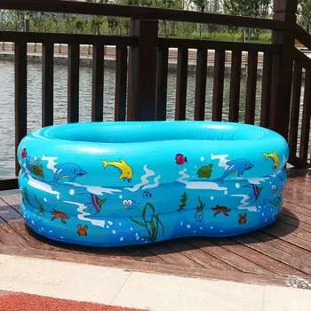 

Inflatable Swimming Pool for Kids Children Home Use Paddling Pool Large Size Inflatable Square Swimming Pool for baby