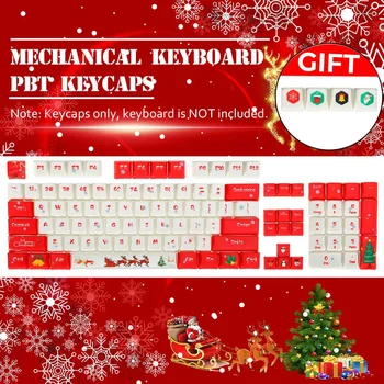 

LEORY 108keys OEM PBT Keycaps Set Keycap Dye-Sublimation Keycaps For GK61 Cherry MX Switches Mechanical Keyboard