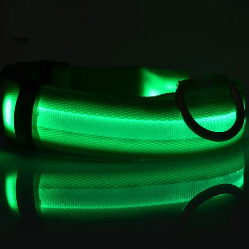 LED Pet Dog Collar Night Safety Flashing Glow In The Dark Dog Leash Dogs Luminous Fluorescent Collars Pet Supplies