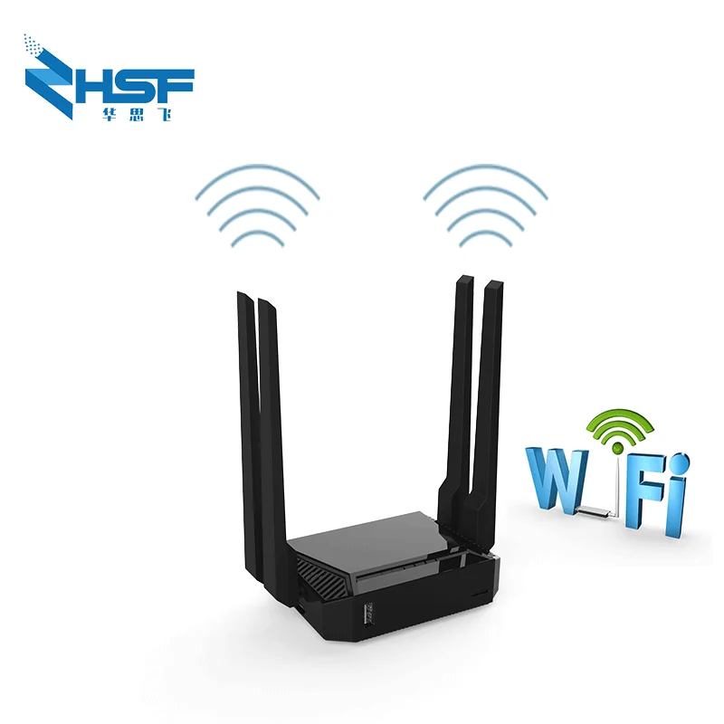 Мини 5 портов 300 м WiFi роутер openWRT с 4 внешними антеннами для 3g 4g usb модемов FTP Wi Fi