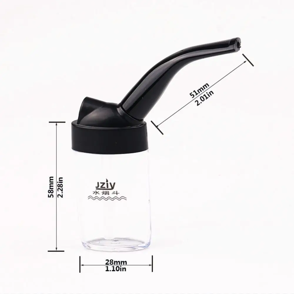 1pcs Water Pipe Hookah Curved Filter Men's Cigarette Holder Accessories Small Gifts For Men
