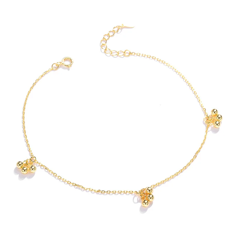 

Brighton Silver S925 Fine Silver Summer New Style Korean-style Anklet Designer Creative-Small Light Bead Fashion Anklet