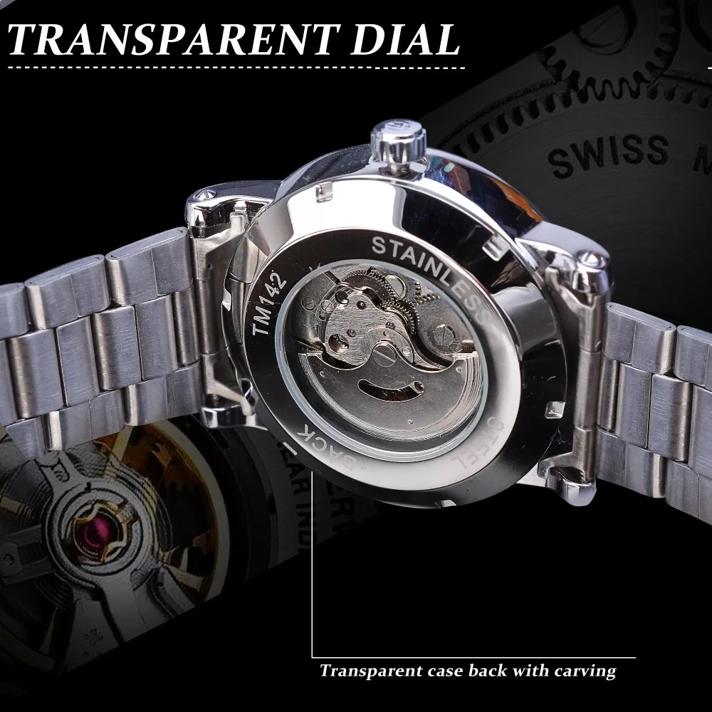 Новая мода автоматические механические часы для мужчин часы мужские часы сплав часы для мужчин s наручные часы водонепроницаемый Relogio Masculino