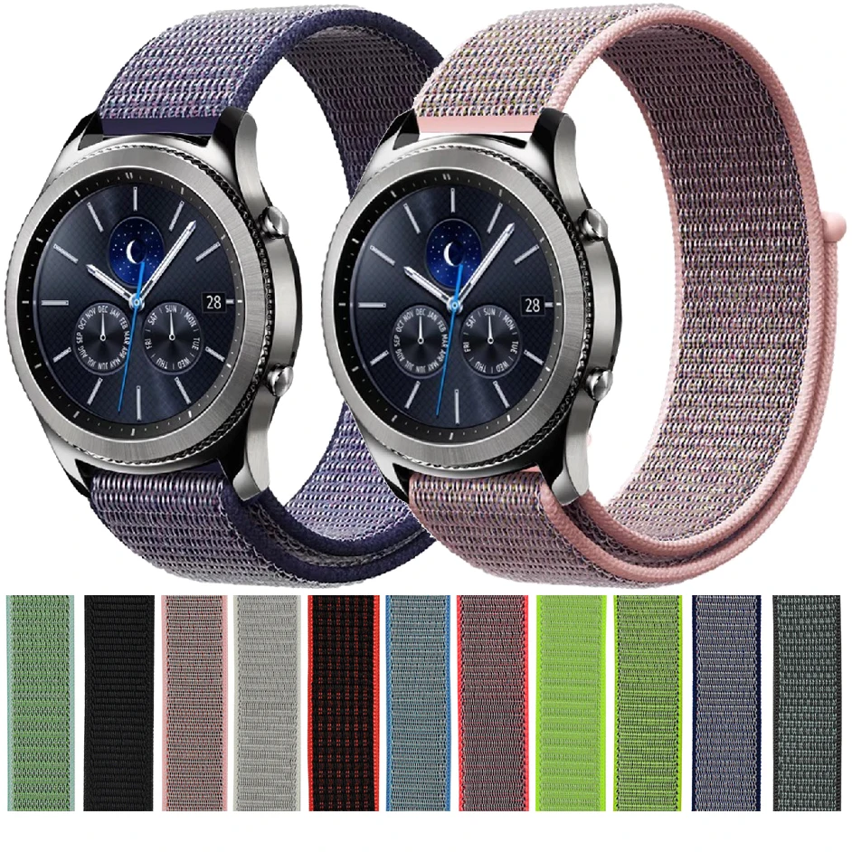 Essidi 22 мм нейлоновый ремешок для Xiaomi Huami Amazfit GTR 47 браслет Pace петля часов Stratos