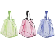 Large Capacity Sand Free Mesh Bag Children's Beach Toy Storage Bag Clothes Towel Beach Net Bag Beach Tool Swimming Accessories
