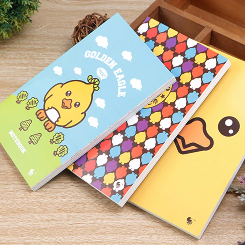 

Cute Kawaii Office Supplies A5 soft Face Copy Notebook Notepad Student Book Korean Stationery Wholesale Glue Book F ree Shipping