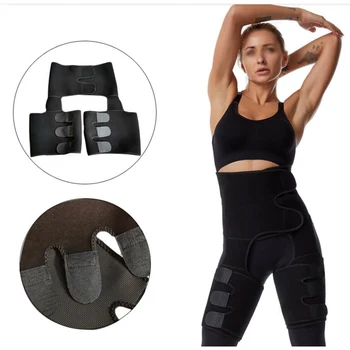 

3 in 1 Ultra Light Butt Lifter Thigh Cutter Women Training Light Support Shapewear High Waist Slim Thigh Trimmer Legs Neoprene