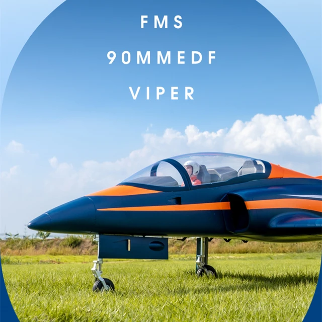 FMS 90mm Super Viper Ducted Fan EDF Jet 6S 6CH With Flaps Retracts EPO PNP RC Airplane Model Hobby Plane Avion Aircraft 1400mm 2