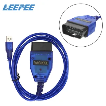 

VAG-COM 409.1 USB Diagnostic Cable Scanner Vag Com 409 Com OBD2 Scan Tool Interface For VW Audi Seat Volkswagen Skoda CH340 Chip