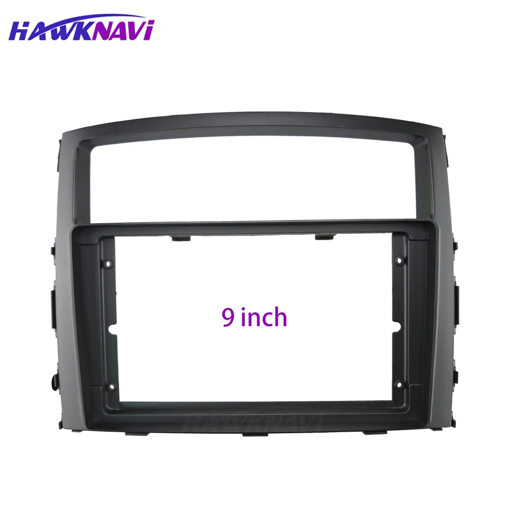 Автомобильный радиоприемник 2DIN панель Fascia Для Mitsubishi Pajero 2010 9 дюймов большой экран