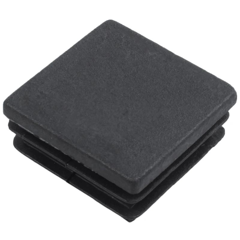 

Fashion-Square Blanking End Cap Tube Pipe Insert 38mm x 38mm 50Pcs Black