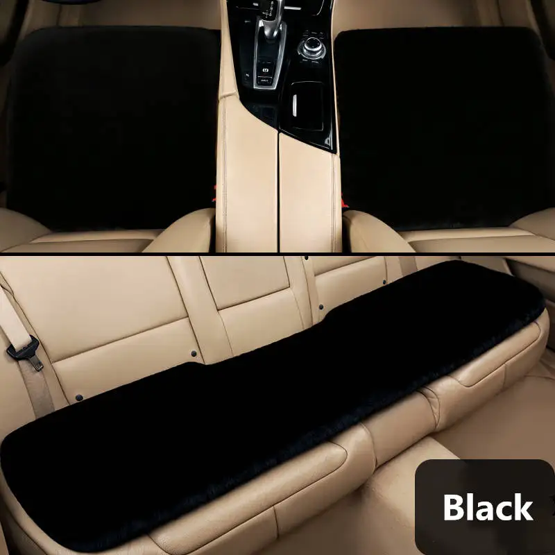 Твердый Мягкий плюшевый искусственный мех Декоративные Чехлы для подушек подушки для дома диван-кресло домашнее украшение гостиницы - Название цвета: black 1set