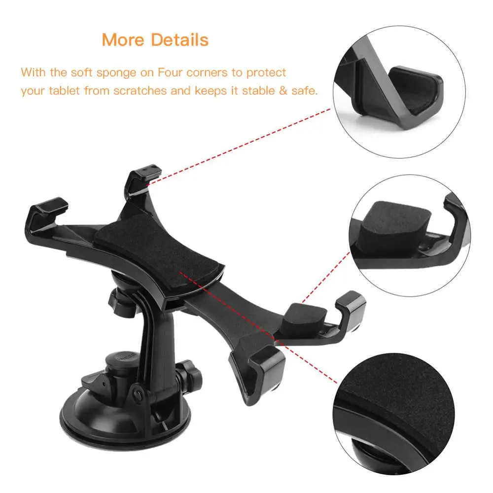 Держатель подставка Универсальный на лобовое стекло 7 10 дюймов|stand for ipad|tablet stand