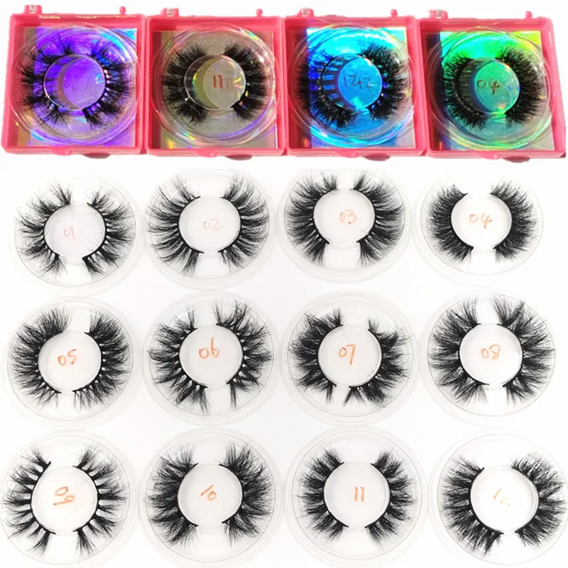 Fluffy Eyelashes 10mm-18mm 3d Mink Handmade Soft Volume Natural Lashes maquillaje Lash Vendors False | Красота и здоровье