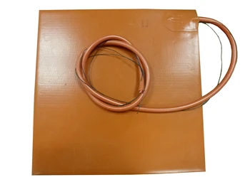 

530*530mm flexible silicone heater heating belt with 100k thermistor and 3m adhesive