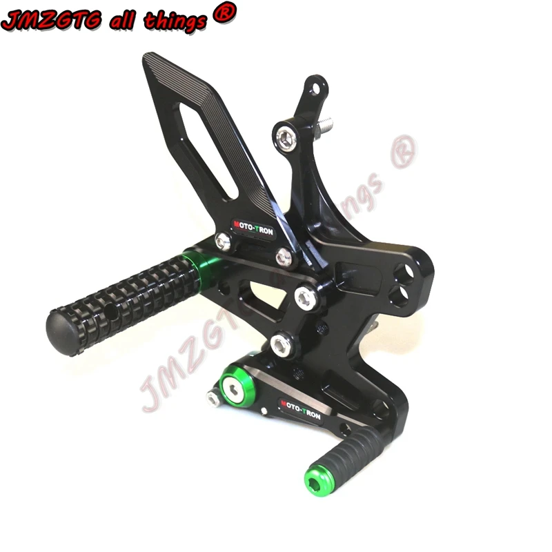 Rset De Pie ajustable CNC para motocicleta, pedal frontal de carreras para KAWASAKI ZX10R ZX-10R, años 2011 a 20120