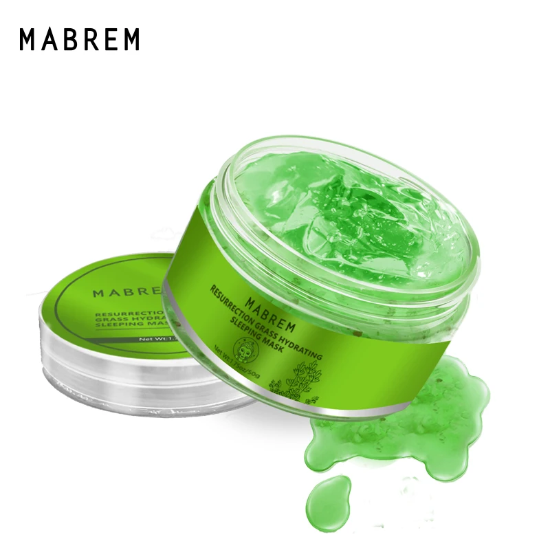 

MABREM Revitalizing Grass Moisturizing Sleeping Mask Treatment Anti-Aging Moisturizing Whitening Sleeping Mask 50g