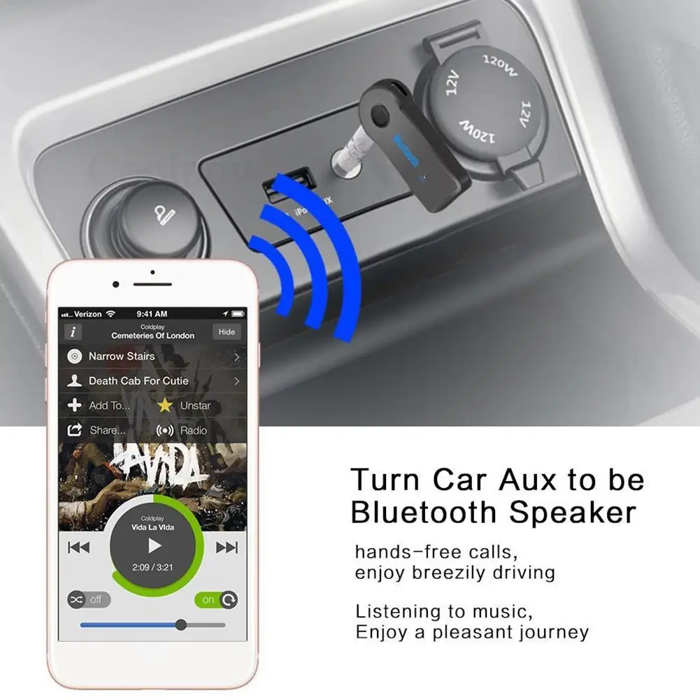 Мини Bluetooth адаптер 3,5 мм AUX аудио MP3 музыкальный приемник автомобильный стерео беспроводной Громкая Связь Динамик Наушники Адаптер для телефона