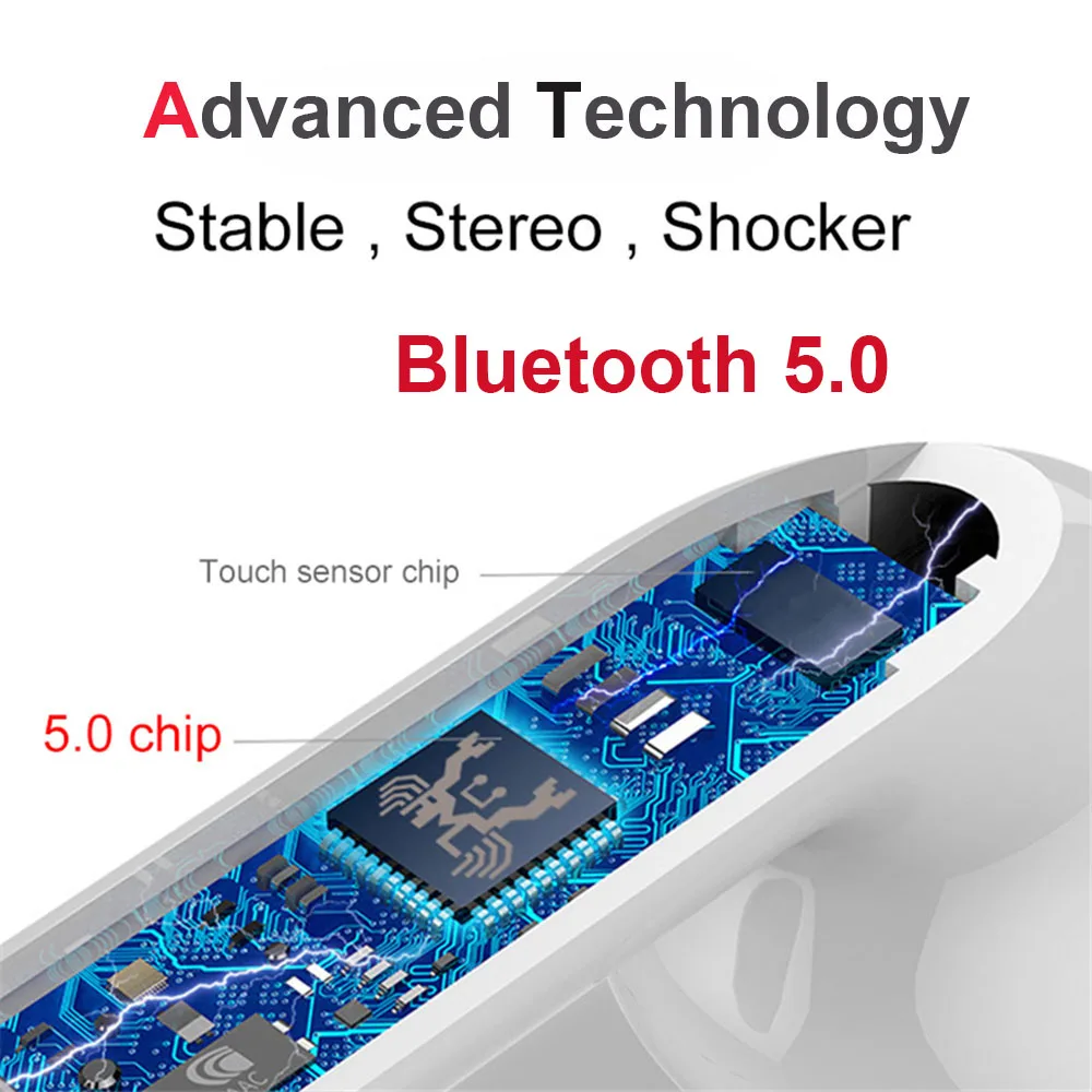 I20 TWS Беспроводные Bluetooth 5,0 наушники с сенсорным управлением портативные спортивные наушники с защитой от пота для i10 tws i30 i60 i80