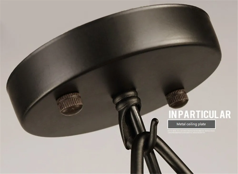 American Loft Decor LED Pendant Lamp Vintage Industrial Hemp Rope Hanging Light Dining Room Lights Fixtures Indoor Lighting (20)
